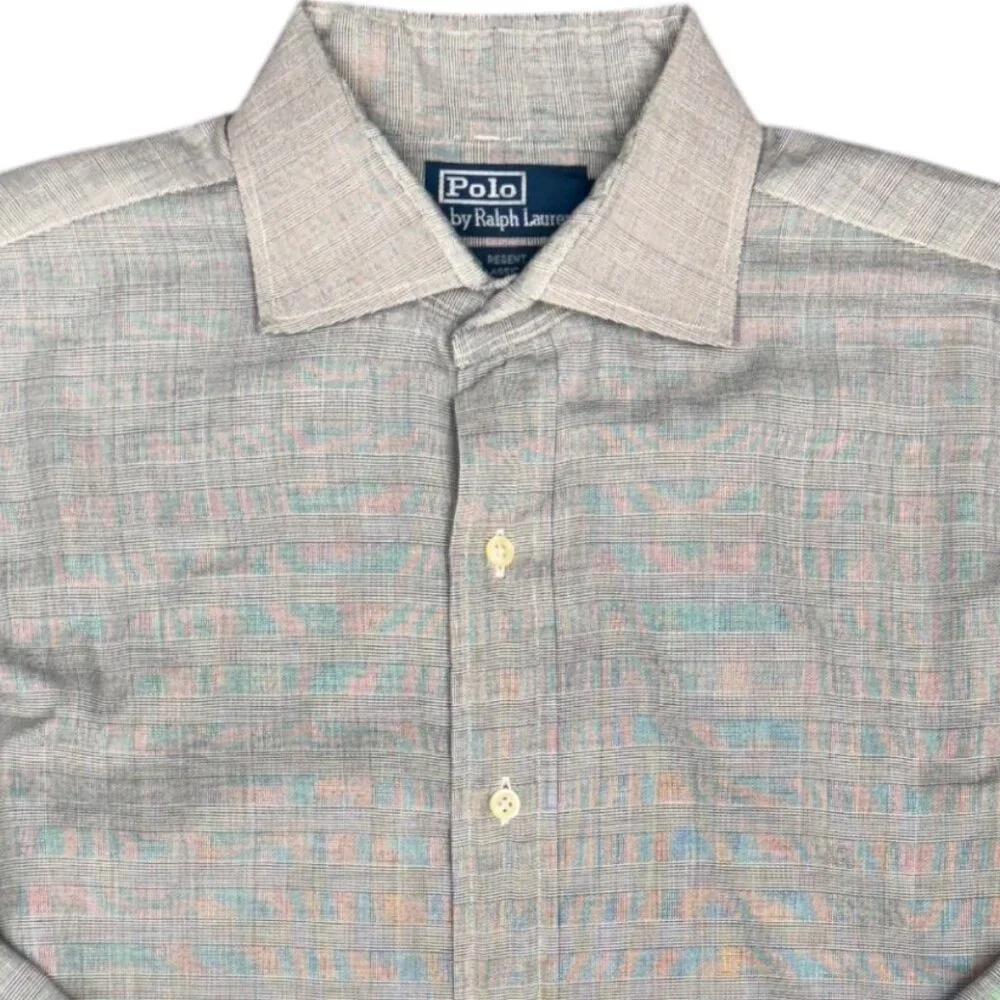 Men's POLO by RALPH‎ LAUREN Regent Classic Fit Dress Shirt- Size 34/35 16.5